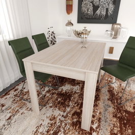 Hanah Home Mesa de Comedor Single 120 - Roble